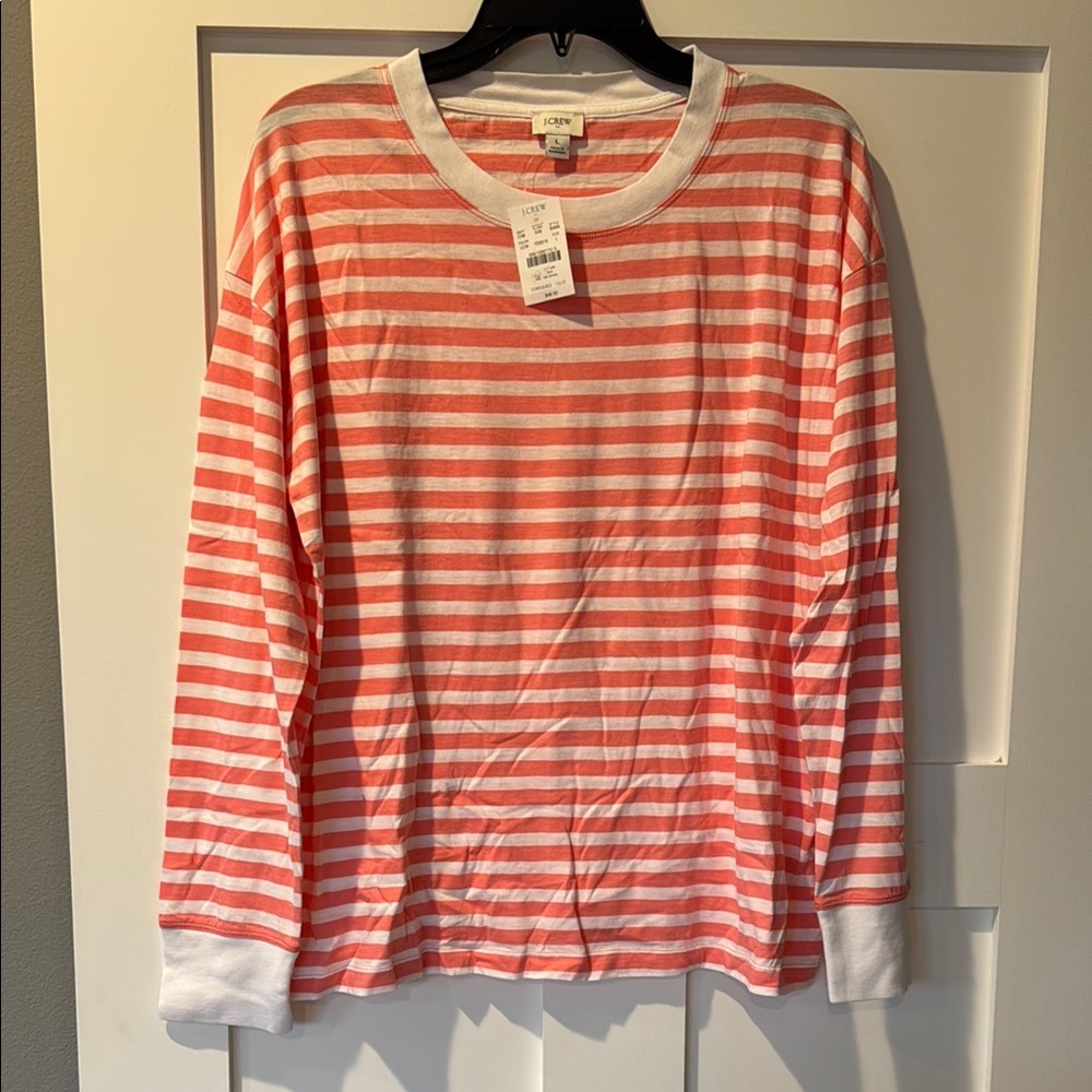 J CREW - New with Tags - Striped Long Sleeve T-Shirt